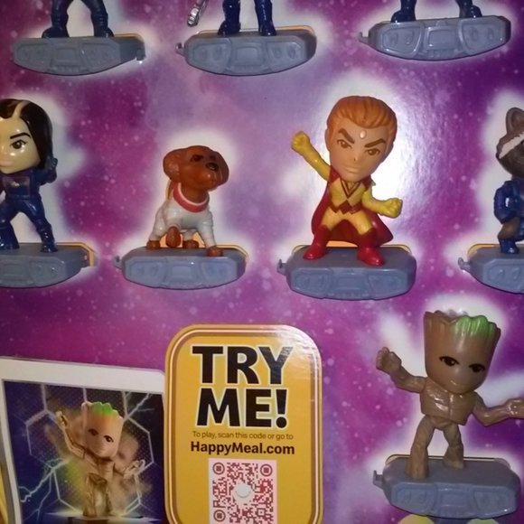 McDonalds GUARDIANS OF THE GALAXY 3  toys - Picture 2 of 8